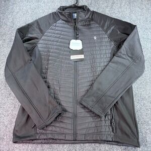 Little Donkey Andy Jacket Mens Medium Black Waterproof Hybrid Quilted NWT Hiking